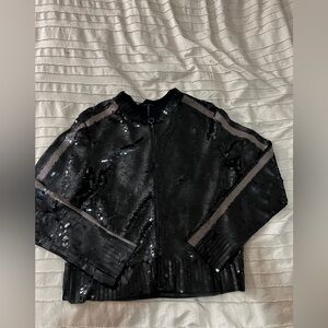 Sequin Black Jacket